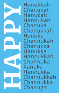Hanukkah or Chanukah