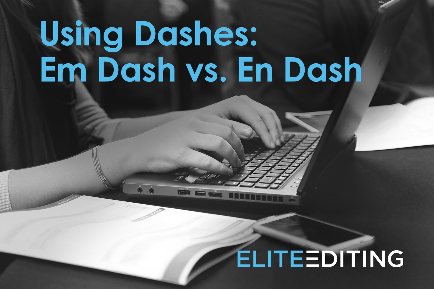 using dashes
