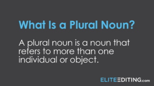 what is a plural noun