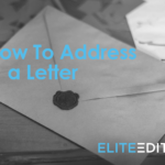 how to address a letter