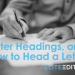 how to head a letter