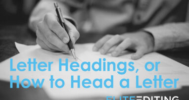 how to head a letter